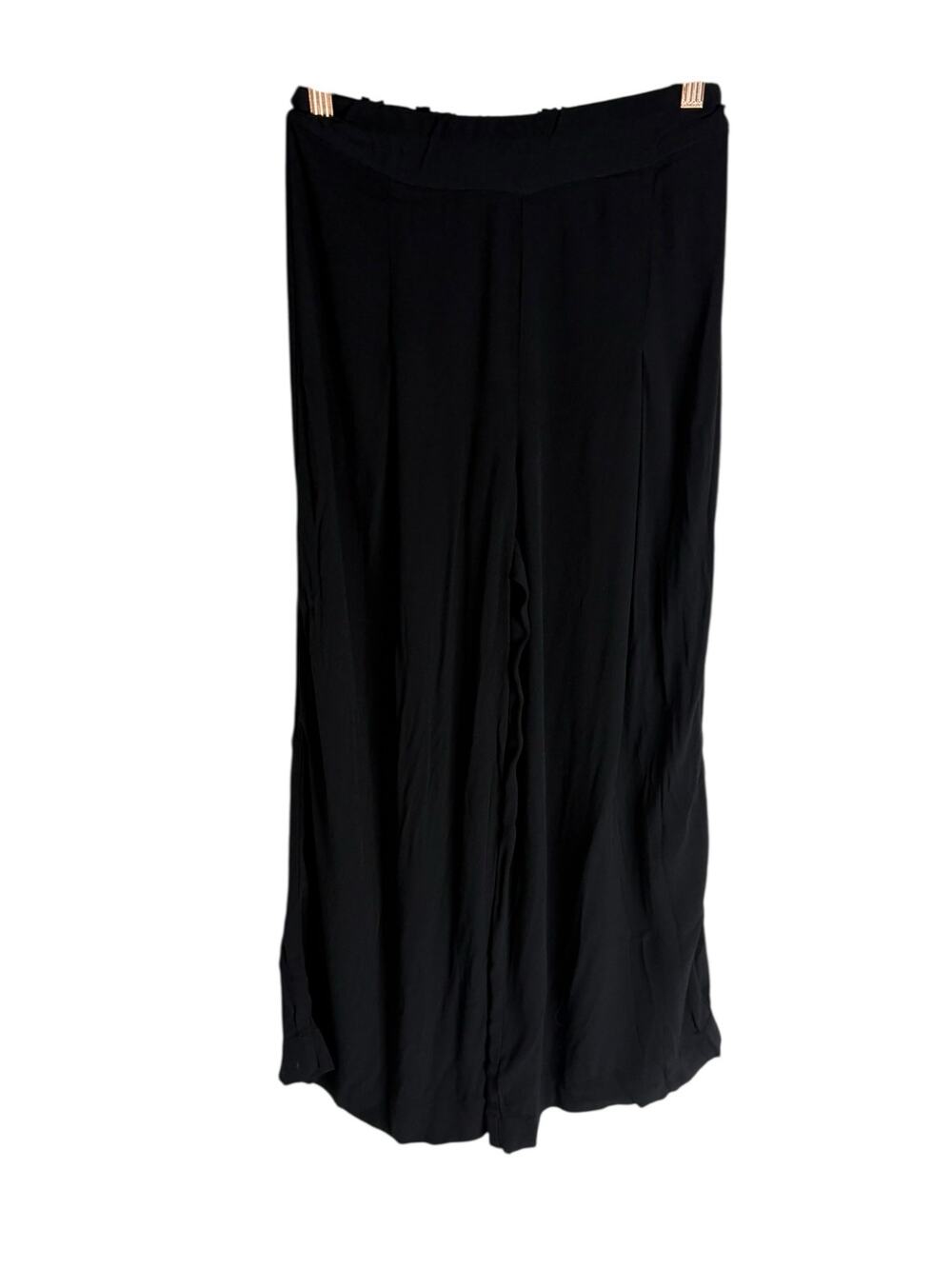Aritzia Wilfred Wide Leg Crop Pants High Rise Lightweight Minimalist Casual S